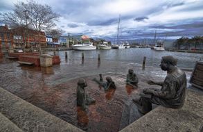 Annapolis, Maryland, pictured here in 2012, is one of three major East Coast urban areas already being faced with nuisance flooding in excess of 30 days per year. (Credit: With permission from Amy McGovern.)