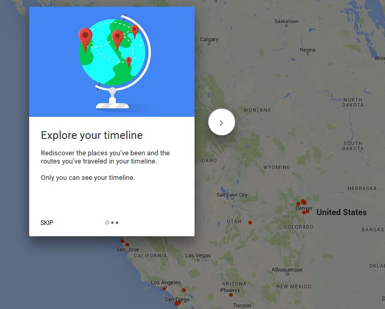 Google location history