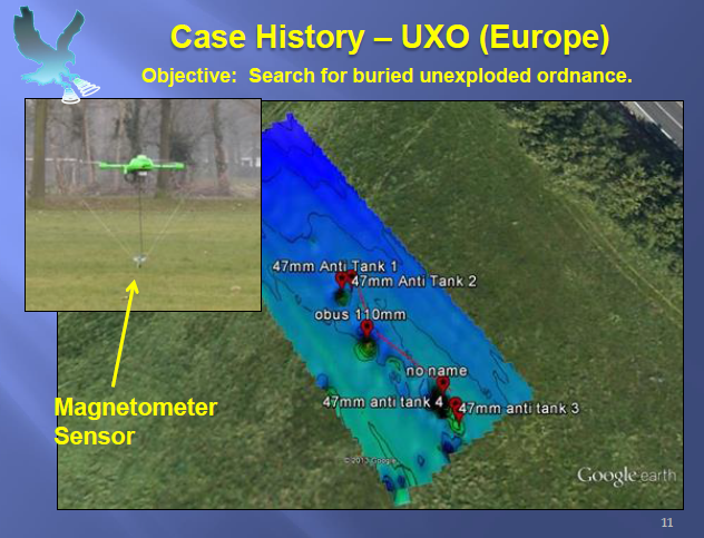 Picture 2: Drone used to locate UXOs in Europe.