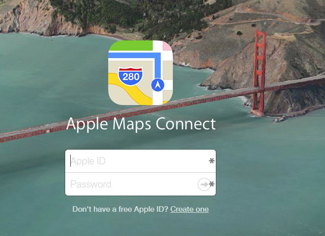 Apple maps connect