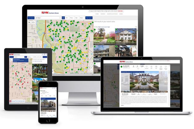 The new illinoisproperty.com search platform is fully responsive across all devices, offering a seamless experience when searching for a home with RE/MAX Northern Illinois.