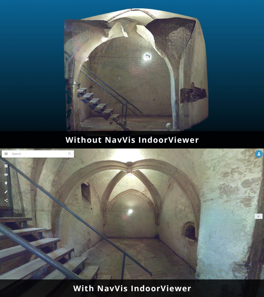 NavVis IndoorViewer now converts static scans into immersive 360° imagery