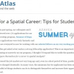 Advice for Students from A Professional on Preparing for a Spatial Career