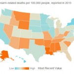 Map of the Day - Firearm-Related Deaths in the United States