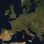 Western Europe Landsat 8 Mosaic from Earthstar Geographics