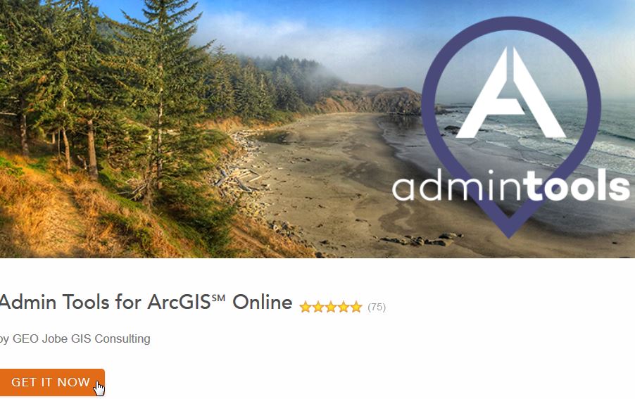 Esri Business Partner, GEO Jobe, Announces Release of Admin Tools V 1.0.13 in the ArcGIS Marketplace