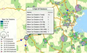 ZIP Code Business Counts Data as KML, GeoJSON, Shapefile - GIS user ...