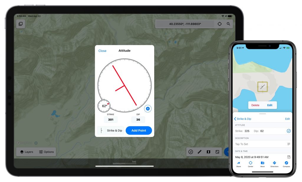 Touch GIS App Introduces Digital Clino Tool for Geologists
