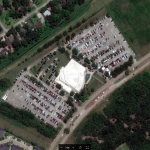 Satellite Imagery: George Floyd Funeral Service - Houston, TX