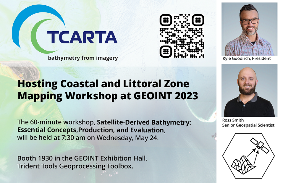 TCarta Hosting Coastal and Littoral Zone Mapping Workshop at GEOINT 2023